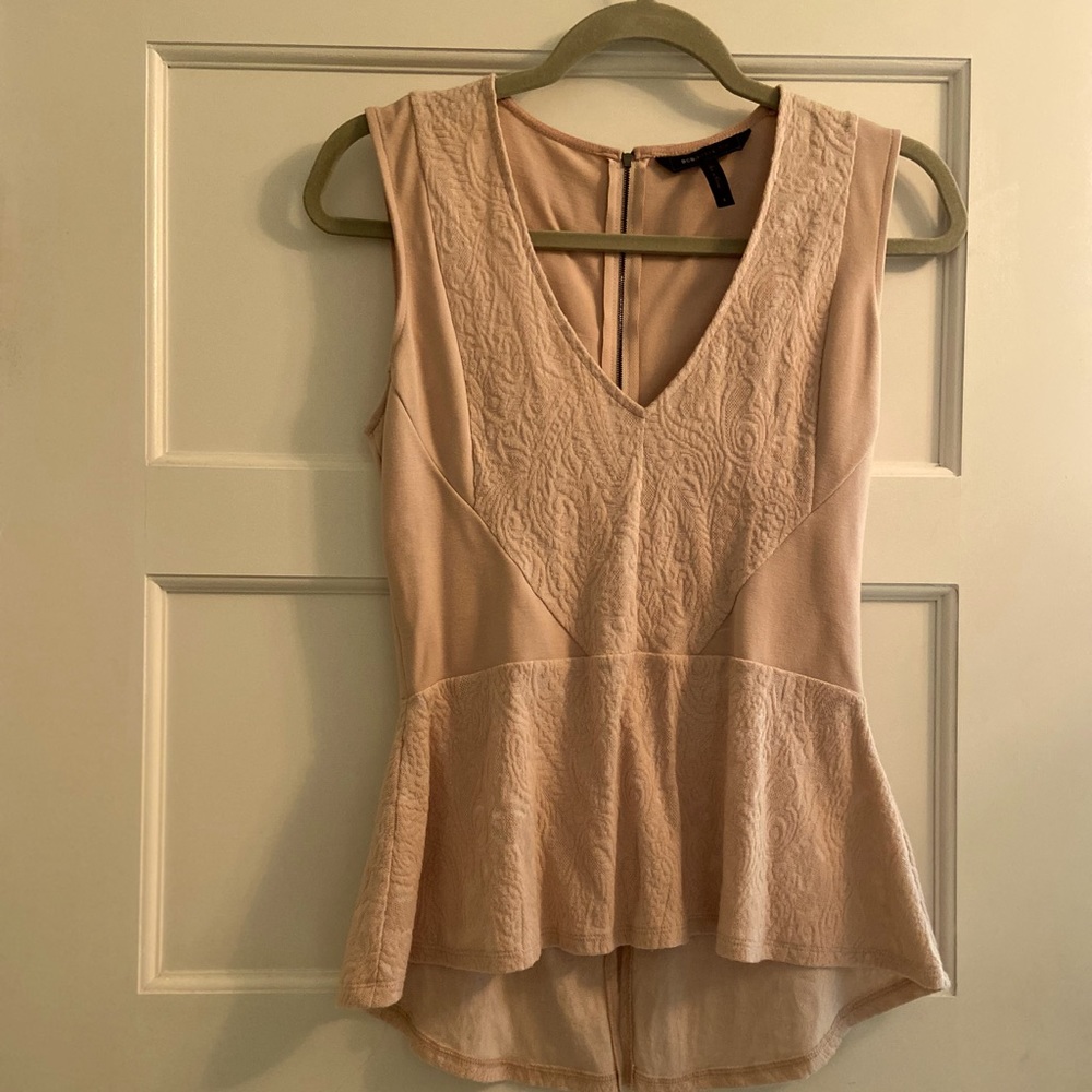 BCBG pink Dressy tank size S